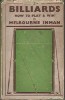 Billiards How to Play & Win - Melbourne Inman